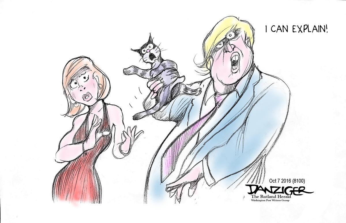 The pointed-Jeff Danziger-via Vermont's The Rutland Herald.